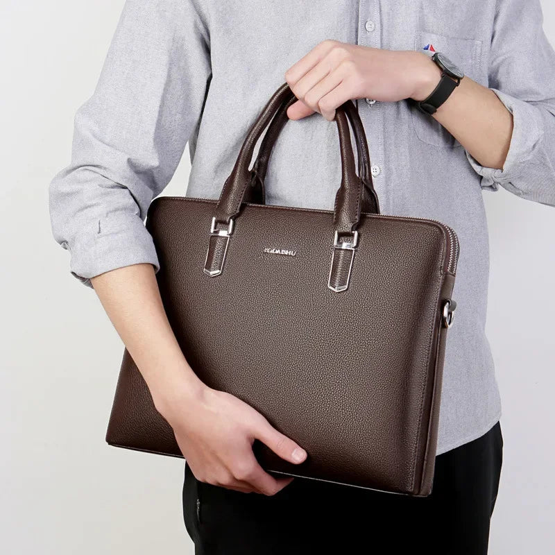 Sacoche bandoulière homme cuir luxe
