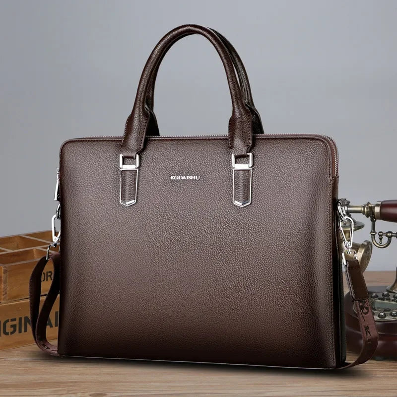 Sacoche bandoulière homme cuir luxe