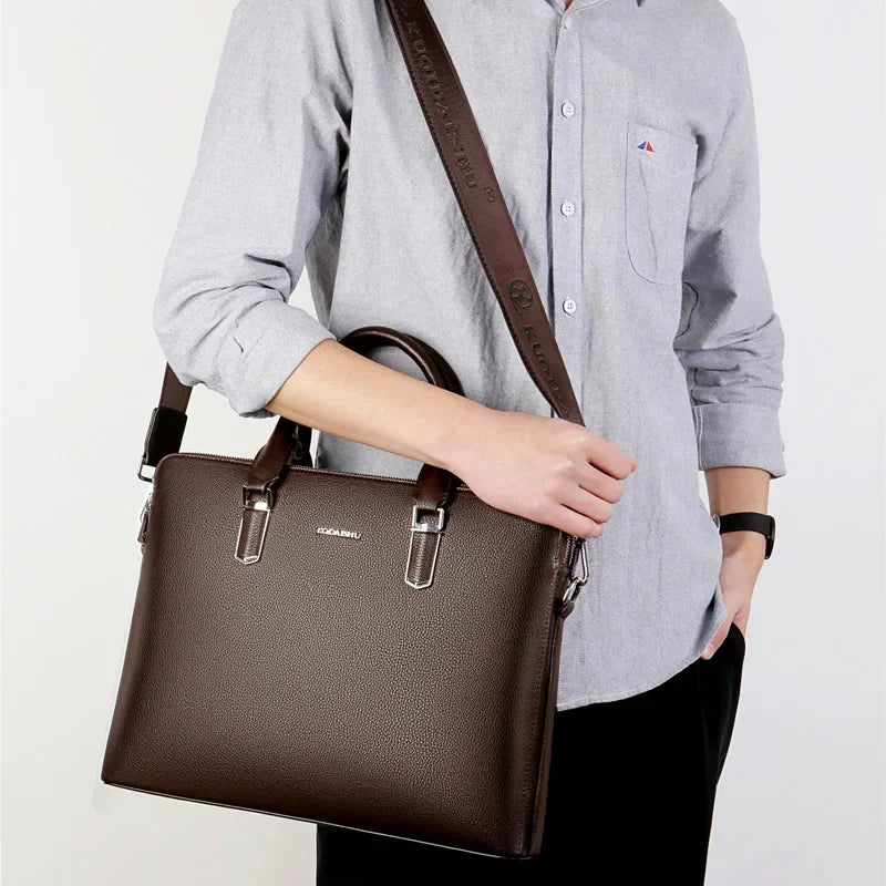 Sacoche bandoulière homme cuir luxe