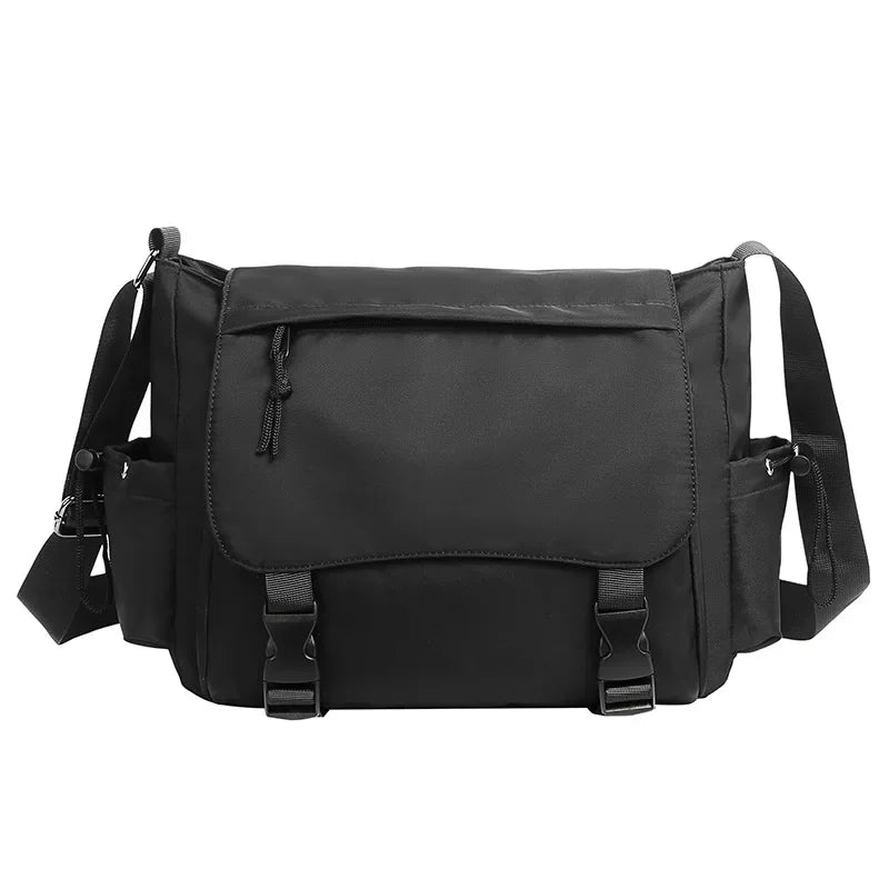 Sacoche bandoulière homme noire tactique