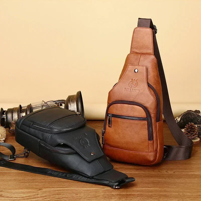 Sacoche cuir homme bandoulière