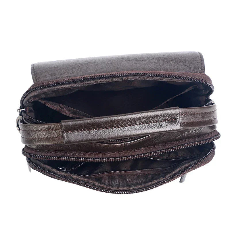 Sacoche cuir homme bandoulière rectangulaire