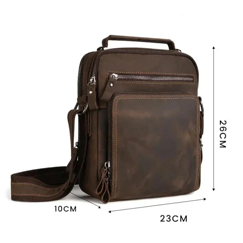 Sacoche cuir homme vintage