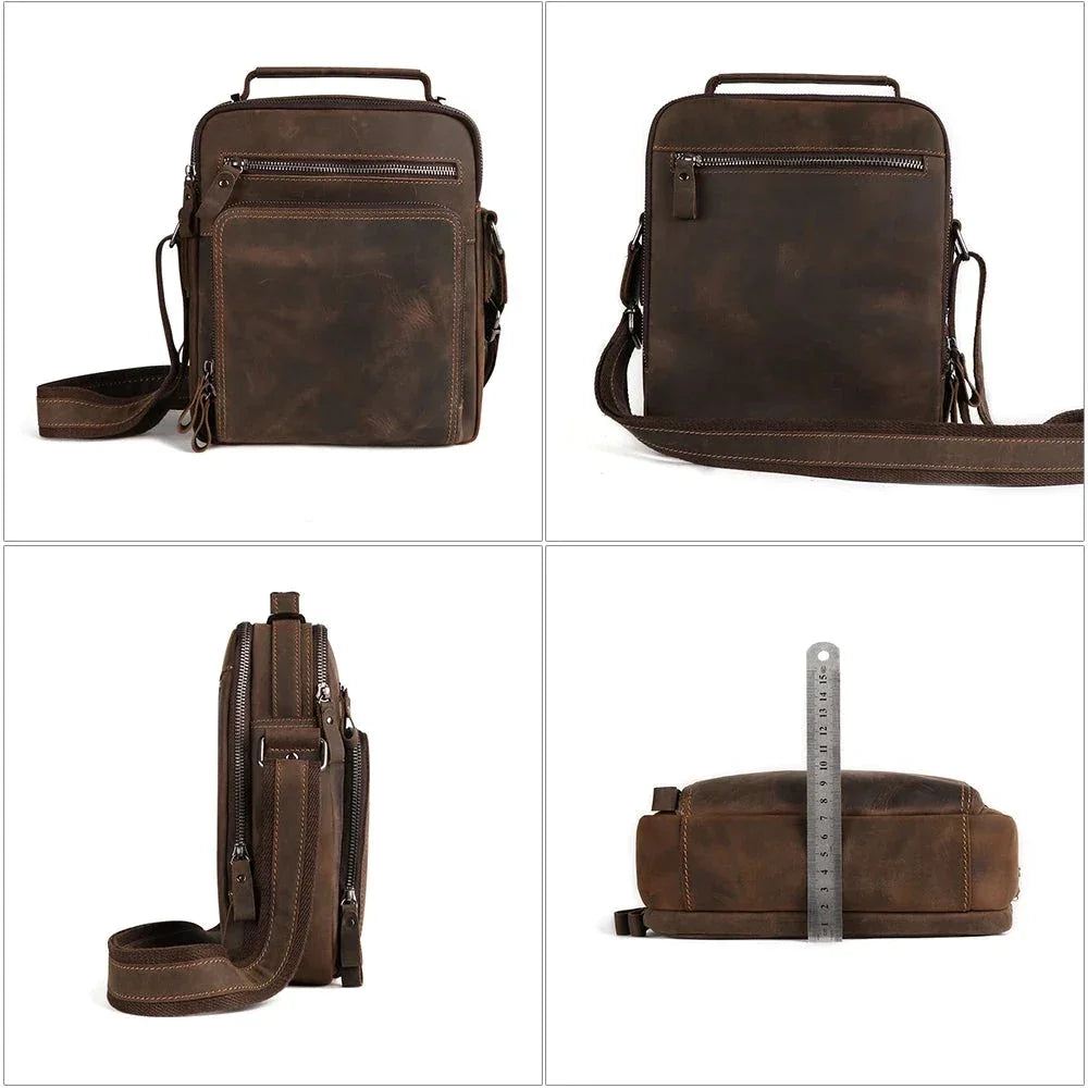 Sacoche cuir homme vintage