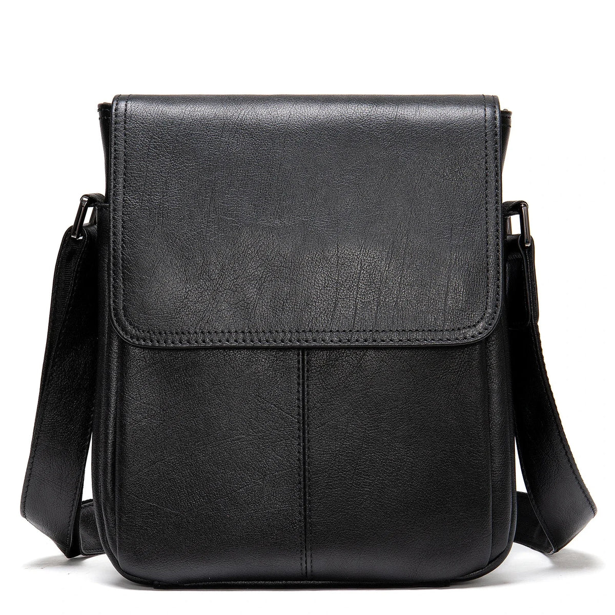 Sacoche cuir noire homme