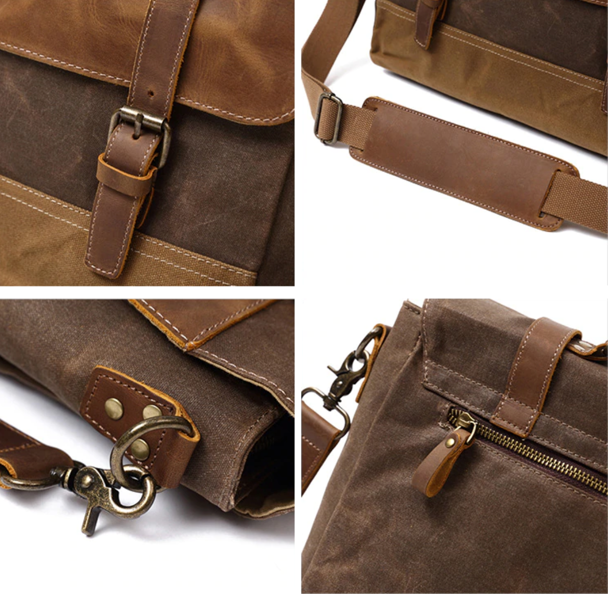 Sacoche cuir vintage homme