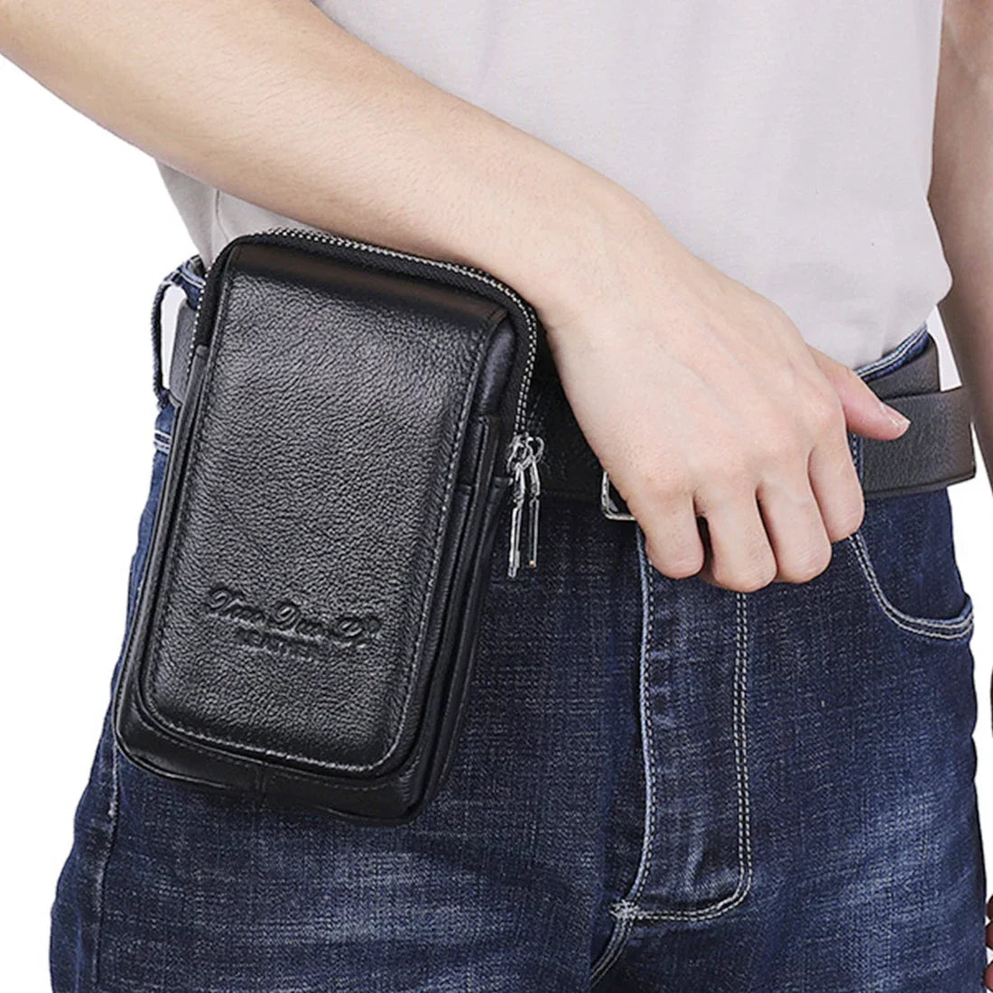 Sacoche homme ceinture