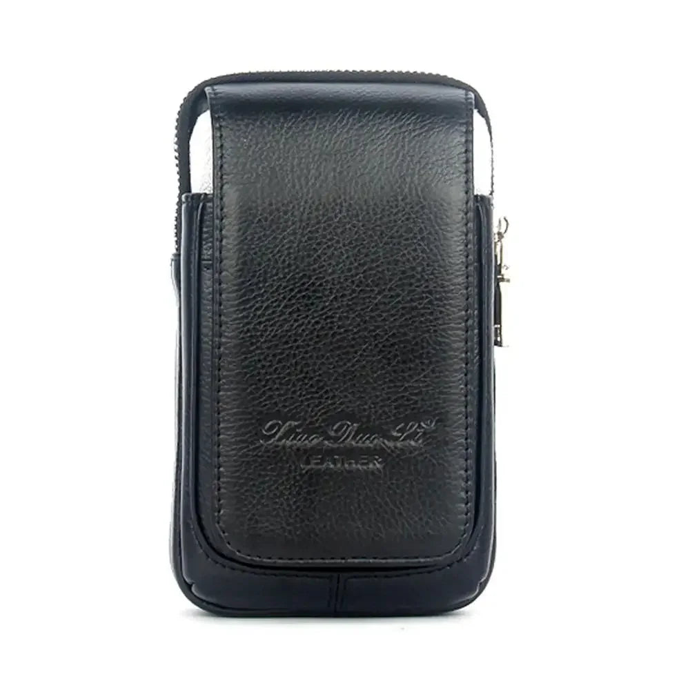 Sacoche homme ceinture noir