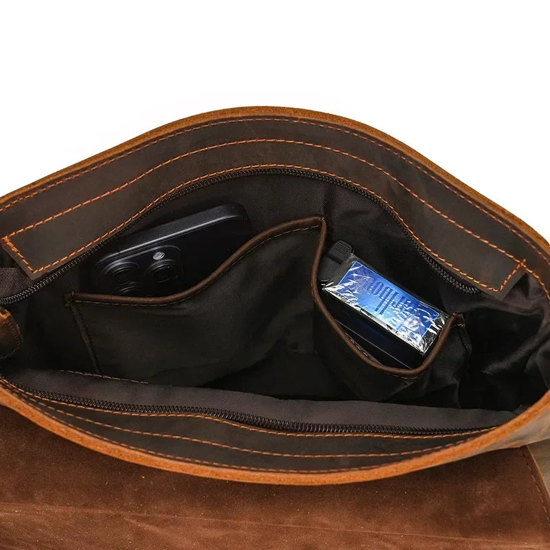 Sacoche homme cuir luxe