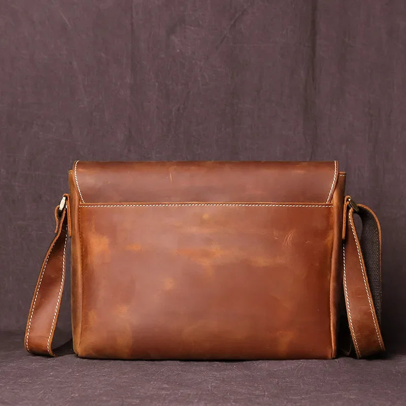 Sacoche homme cuir marron