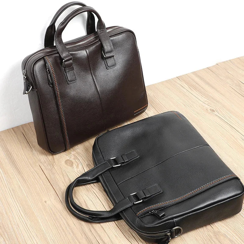 Sacoche homme cuir ordinateur
