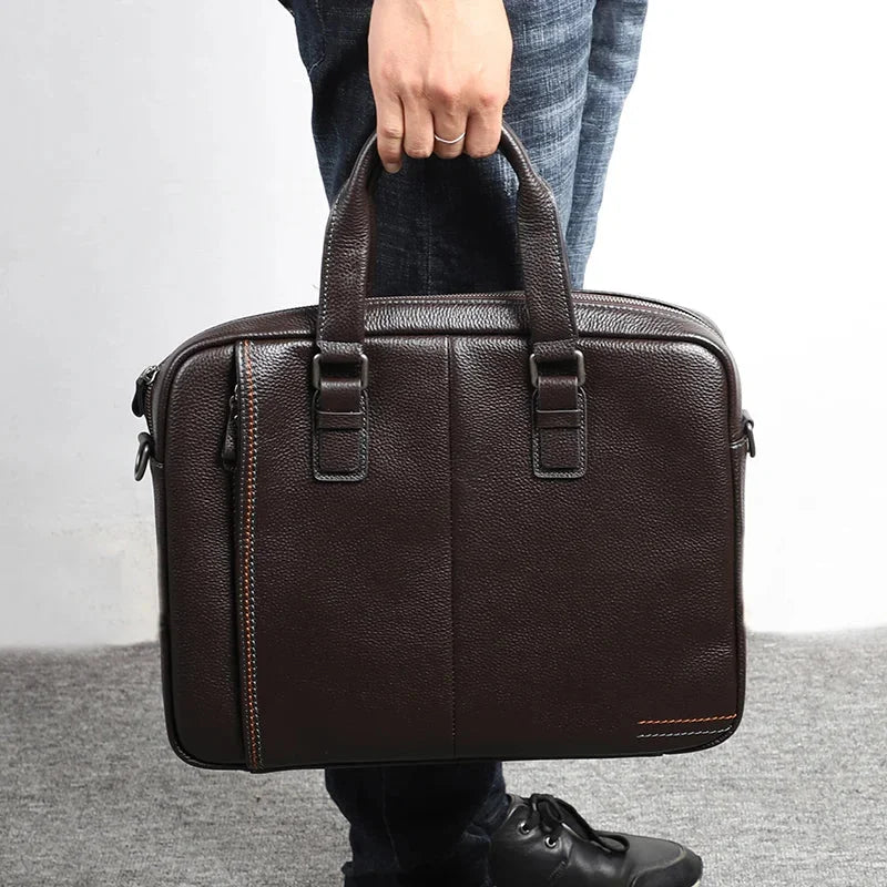 Sacoche homme cuir ordinateur