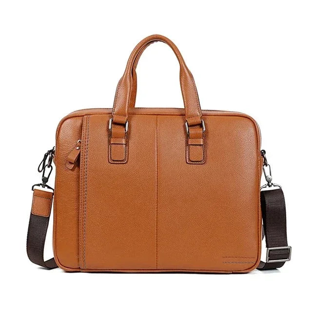 Sacoche homme cuir ordinateur marron