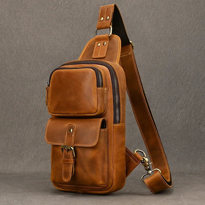Sacoche homme en cuir