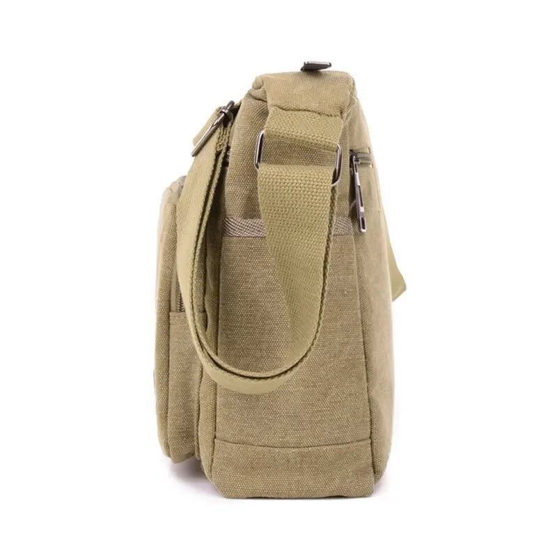 Sacoche homme toile