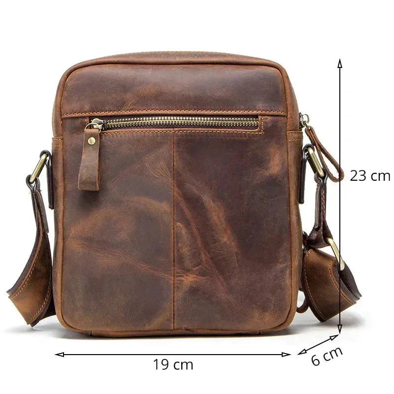 Sacoche homme vintage