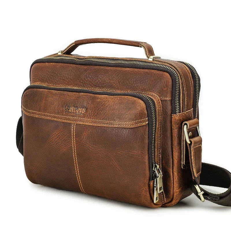 Sacoche marron homme marron