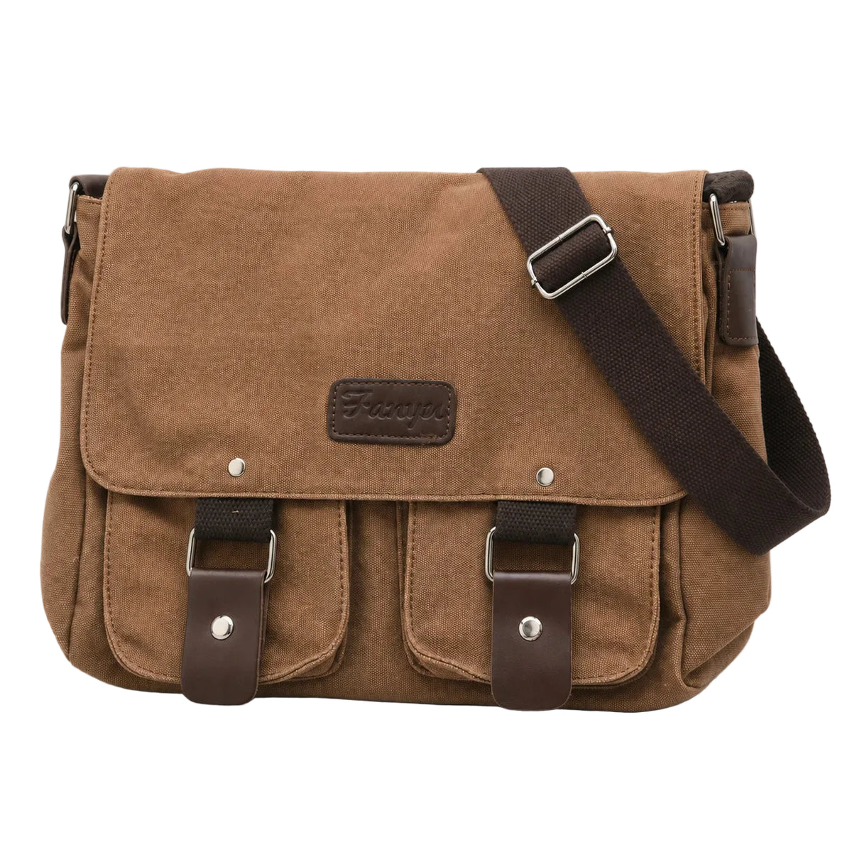 Sacoche messager homme camel