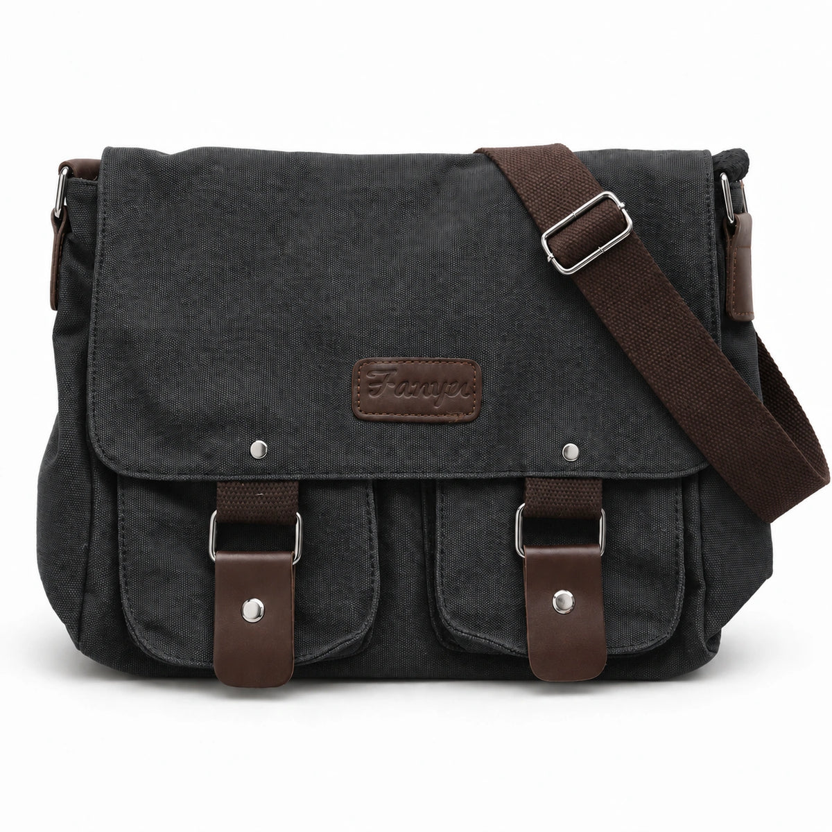 Sacoche messager homme noir