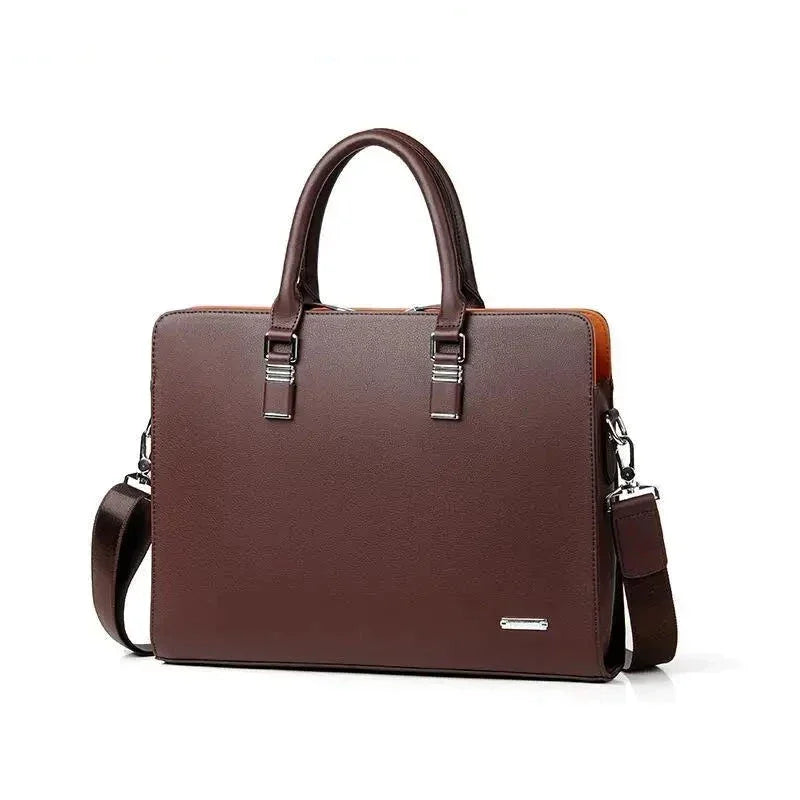 Sacoche rigide homme marron