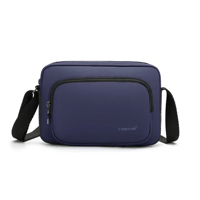 Sacoche streetwear homme bleu
