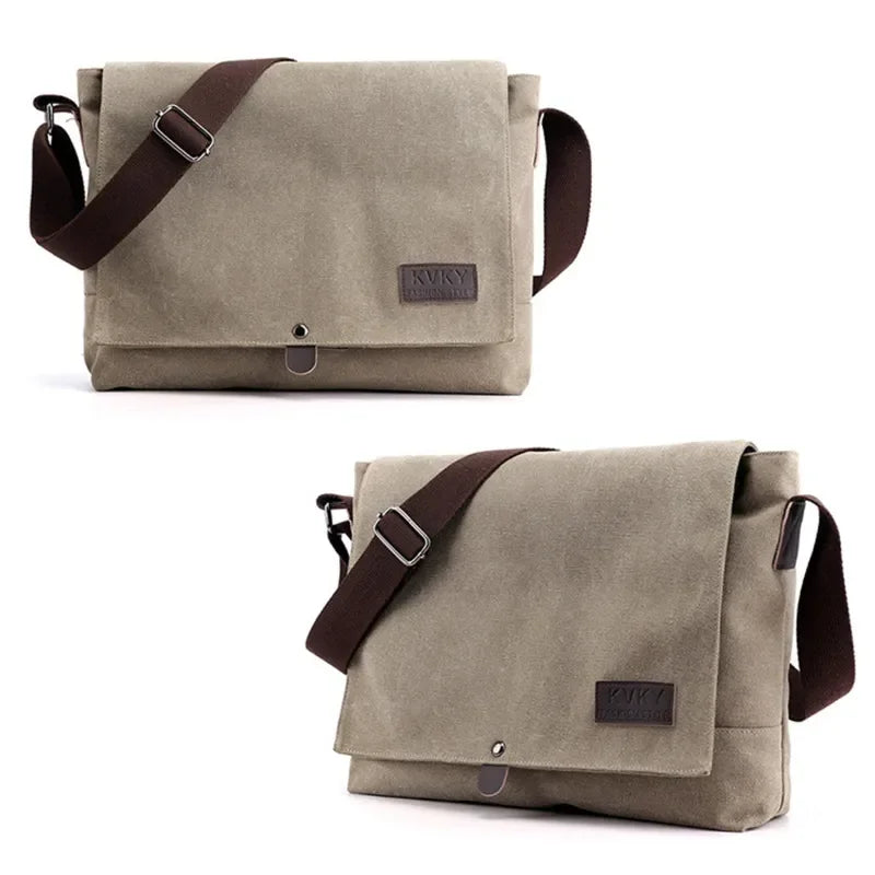 Sacoche toile homme