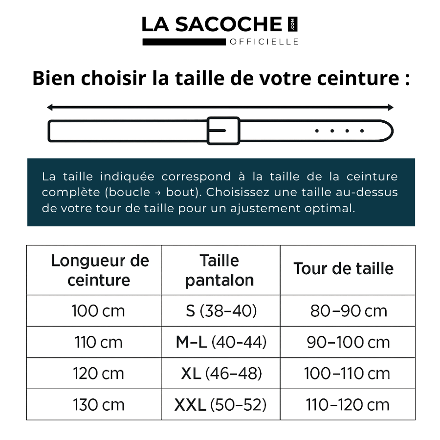 Ceinture Daim Homme