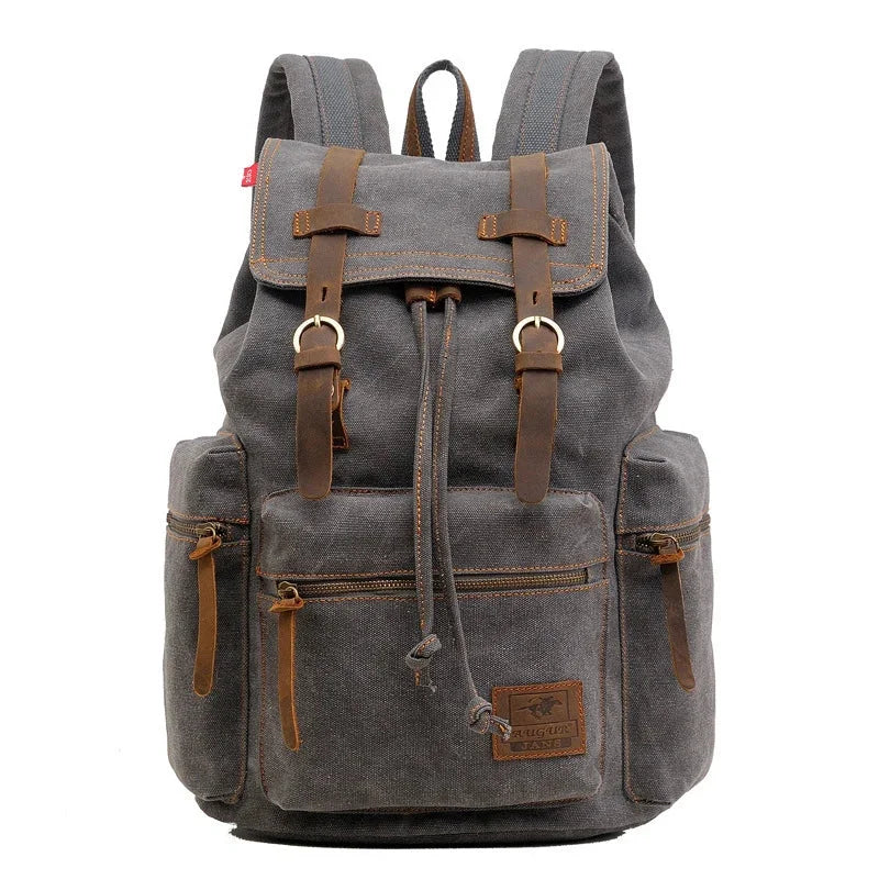 Vintage sac à dos gris