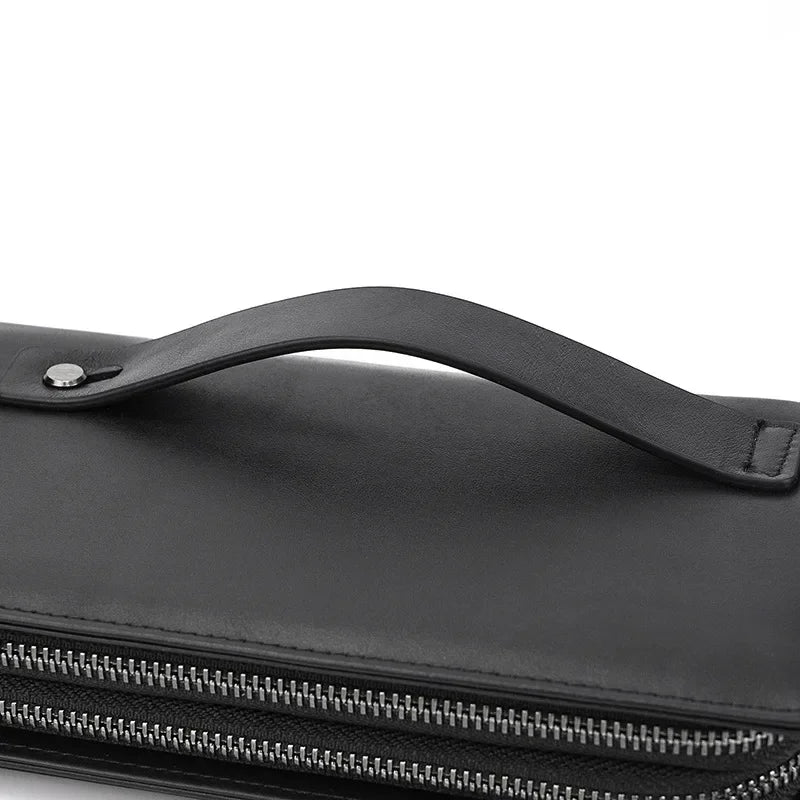 Pochette cuir homme