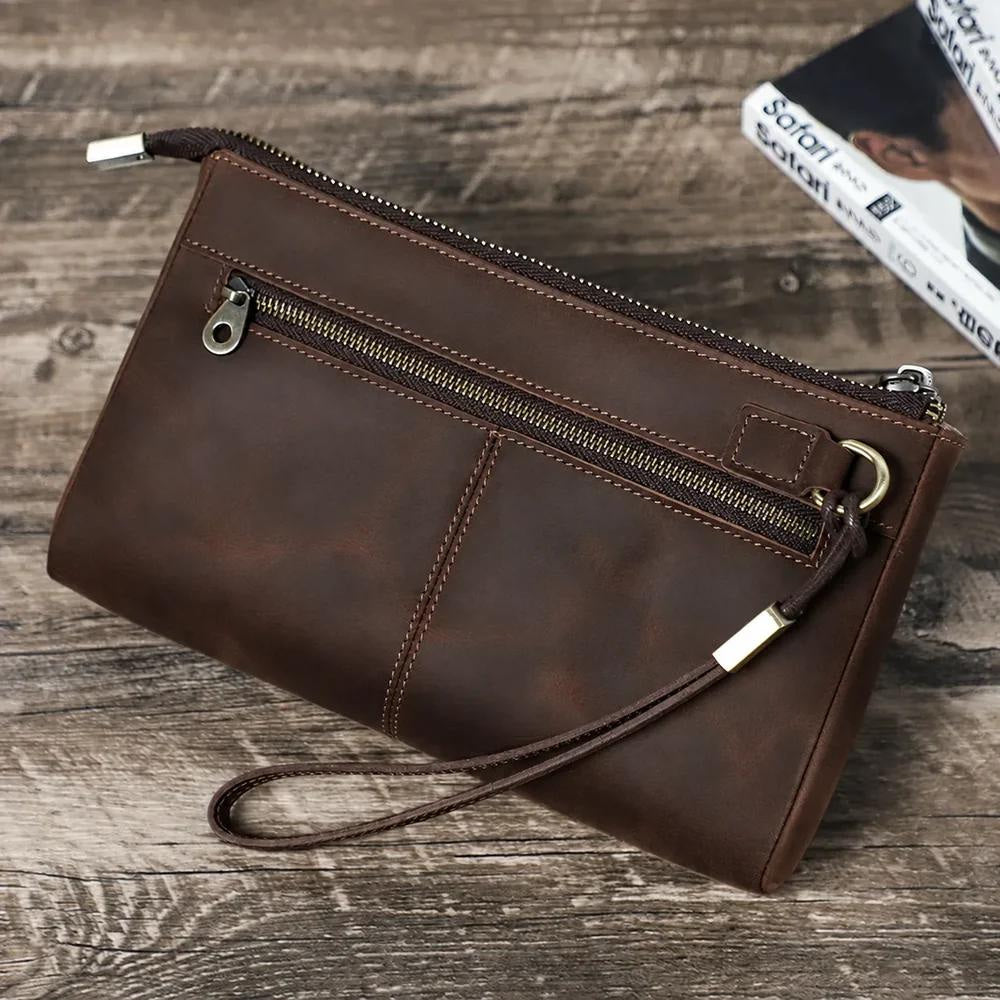 Pochette cuir pour homme