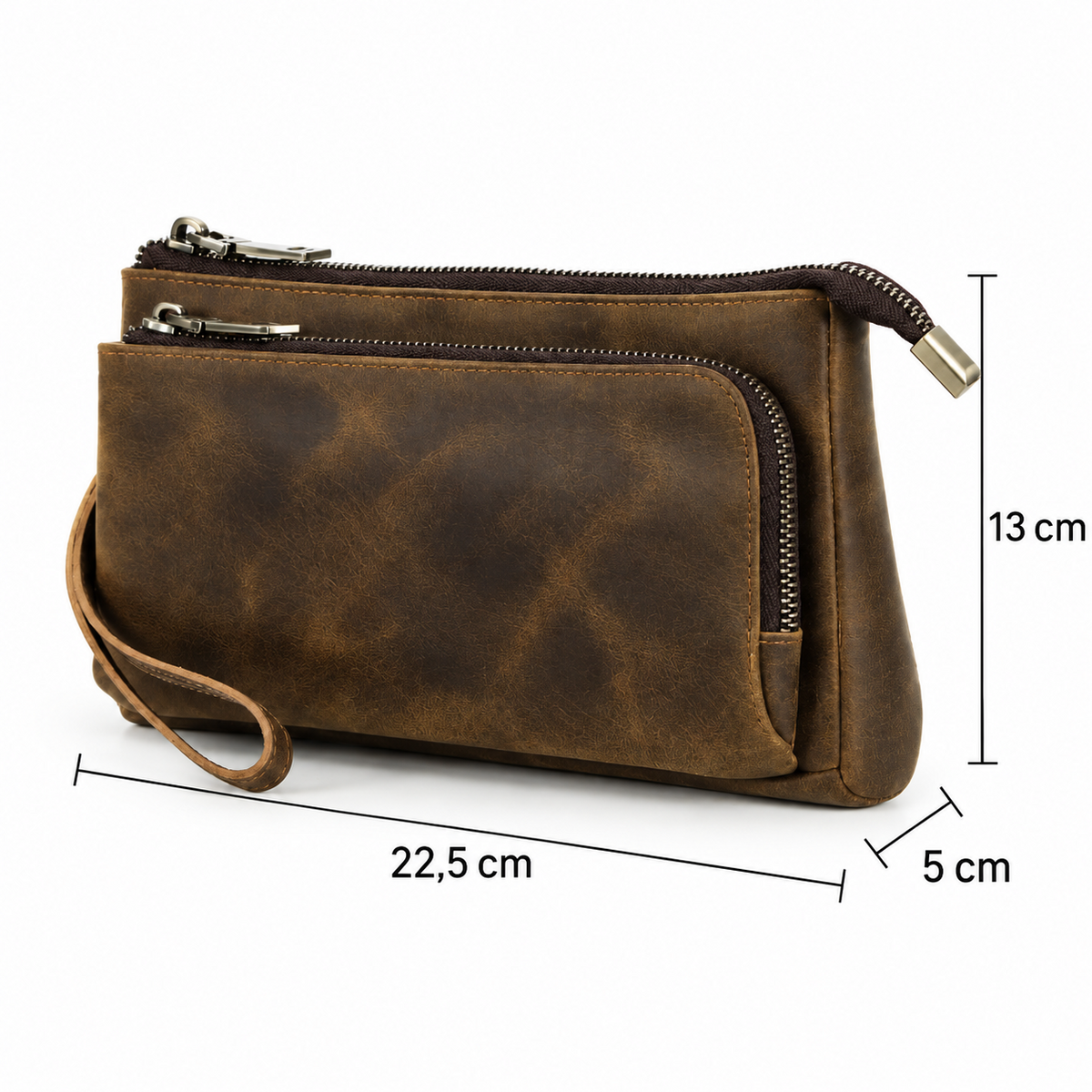 Pochette cuir pour homme