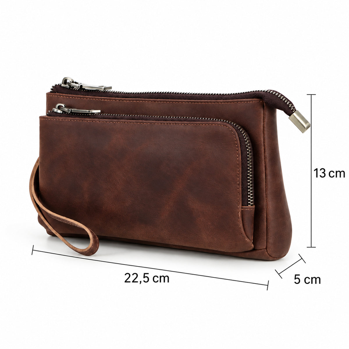 Pochette cuir pour homme
