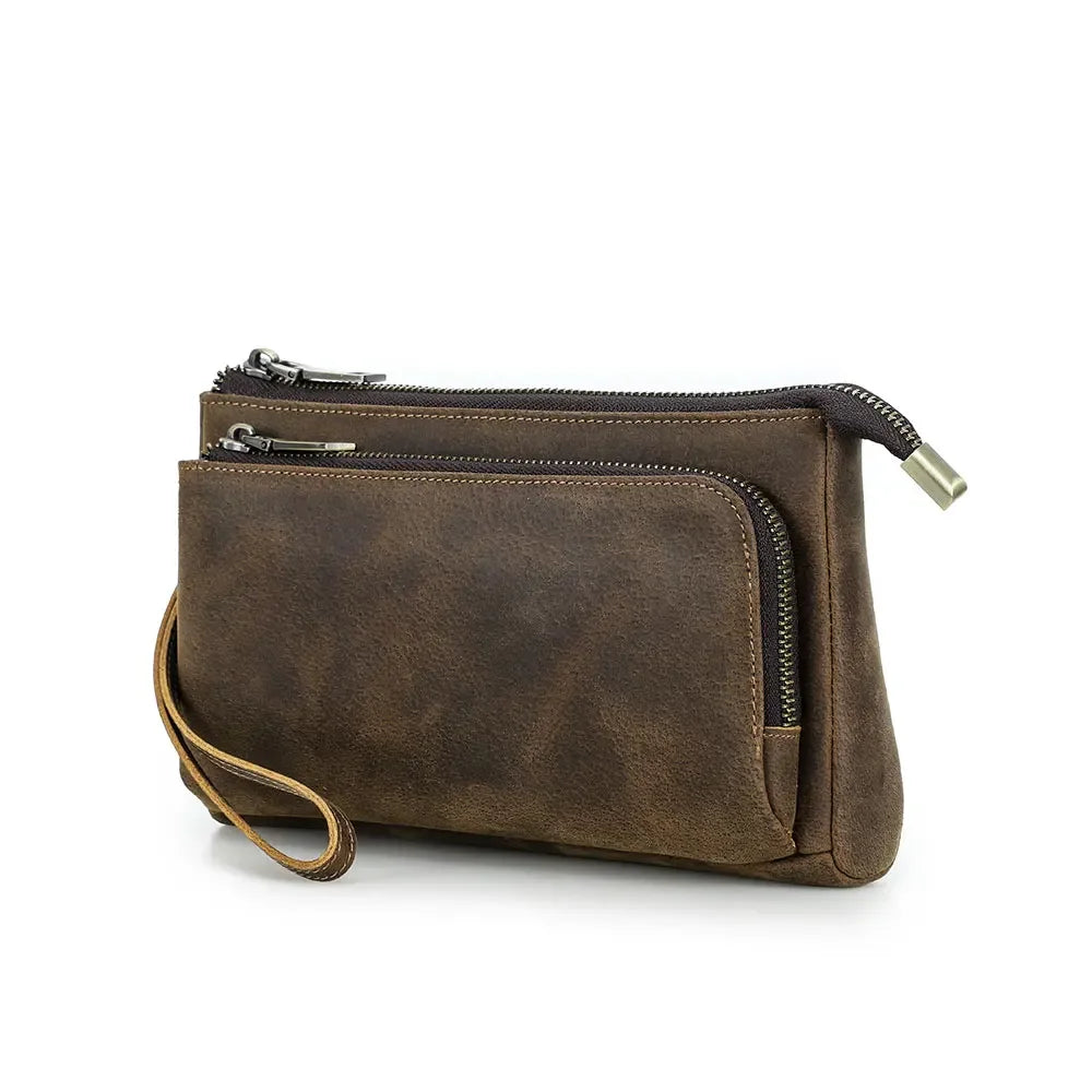 Pochette cuir pour homme