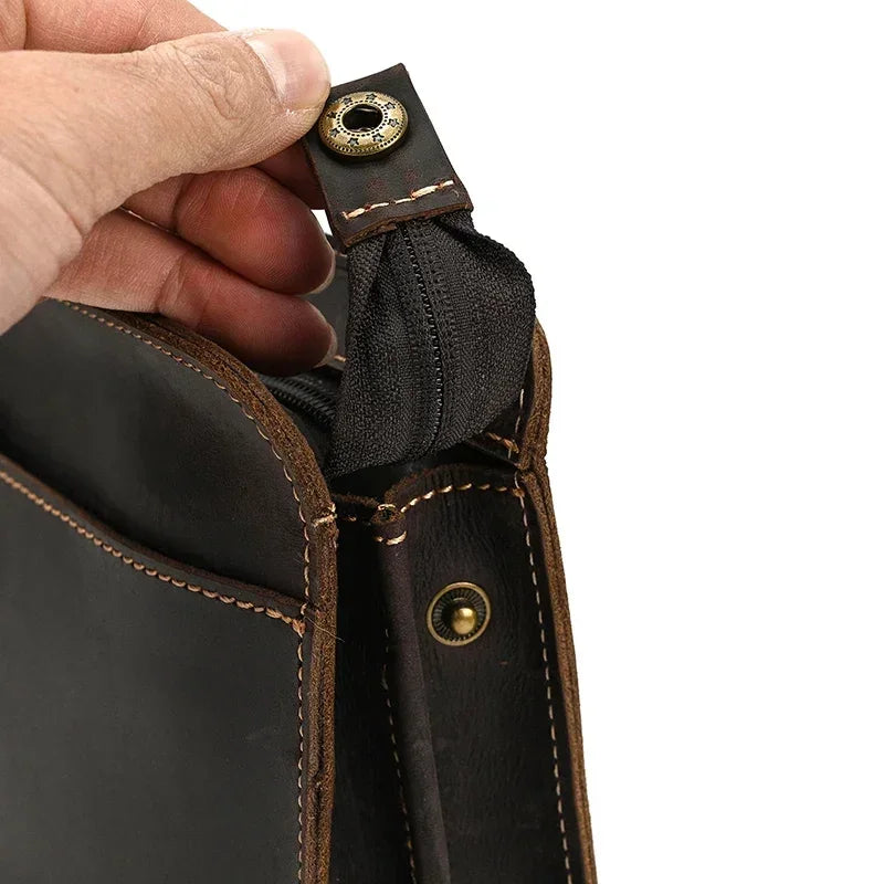 Pochette homme cuir