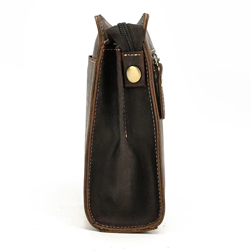 Pochette homme cuir