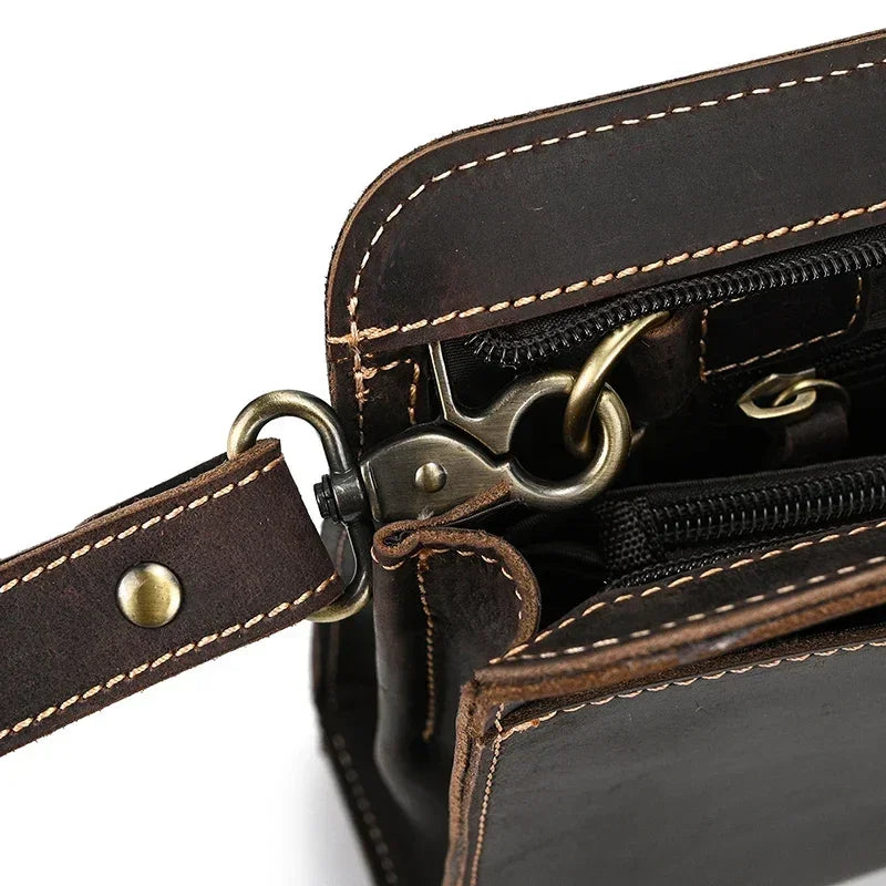 Pochette homme cuir