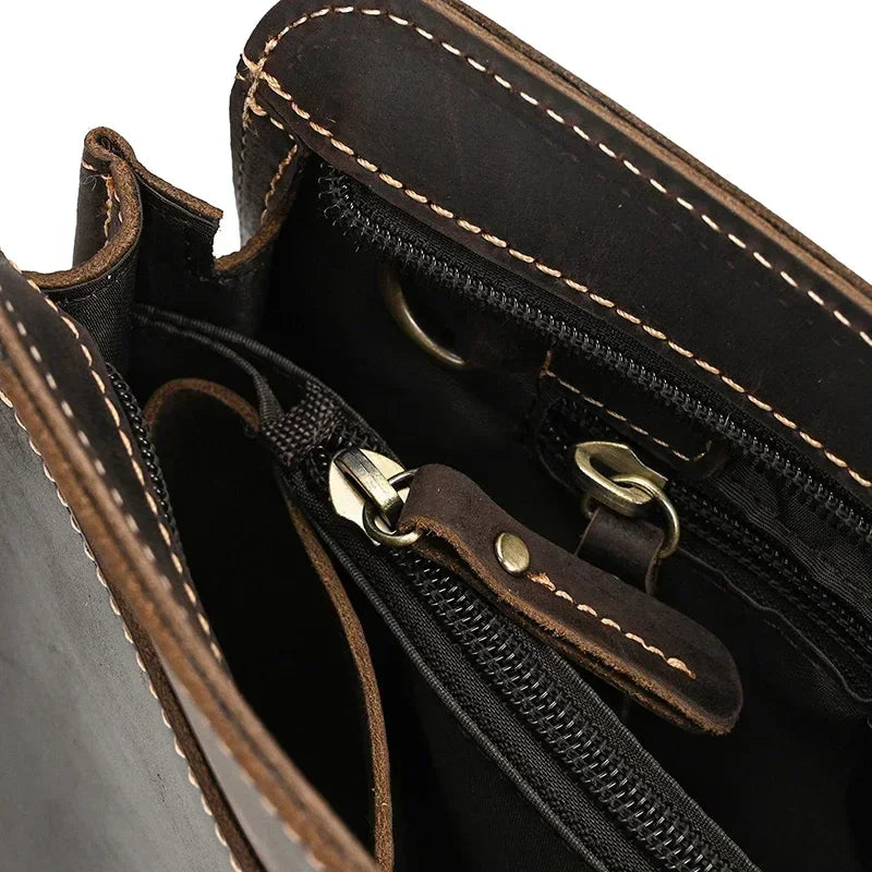 Pochette homme cuir