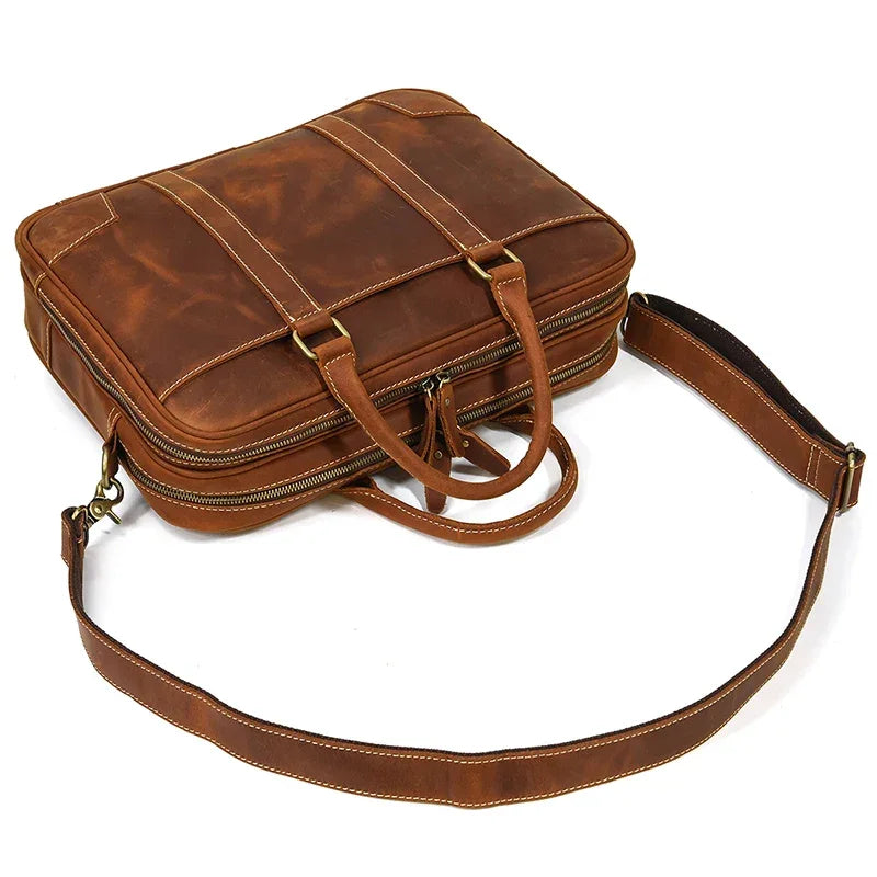 Porte-document en cuir homme