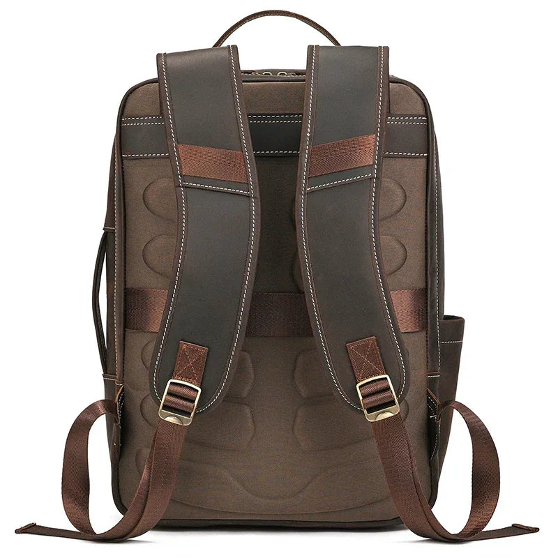 Sac à dos en cuir ergonomique
