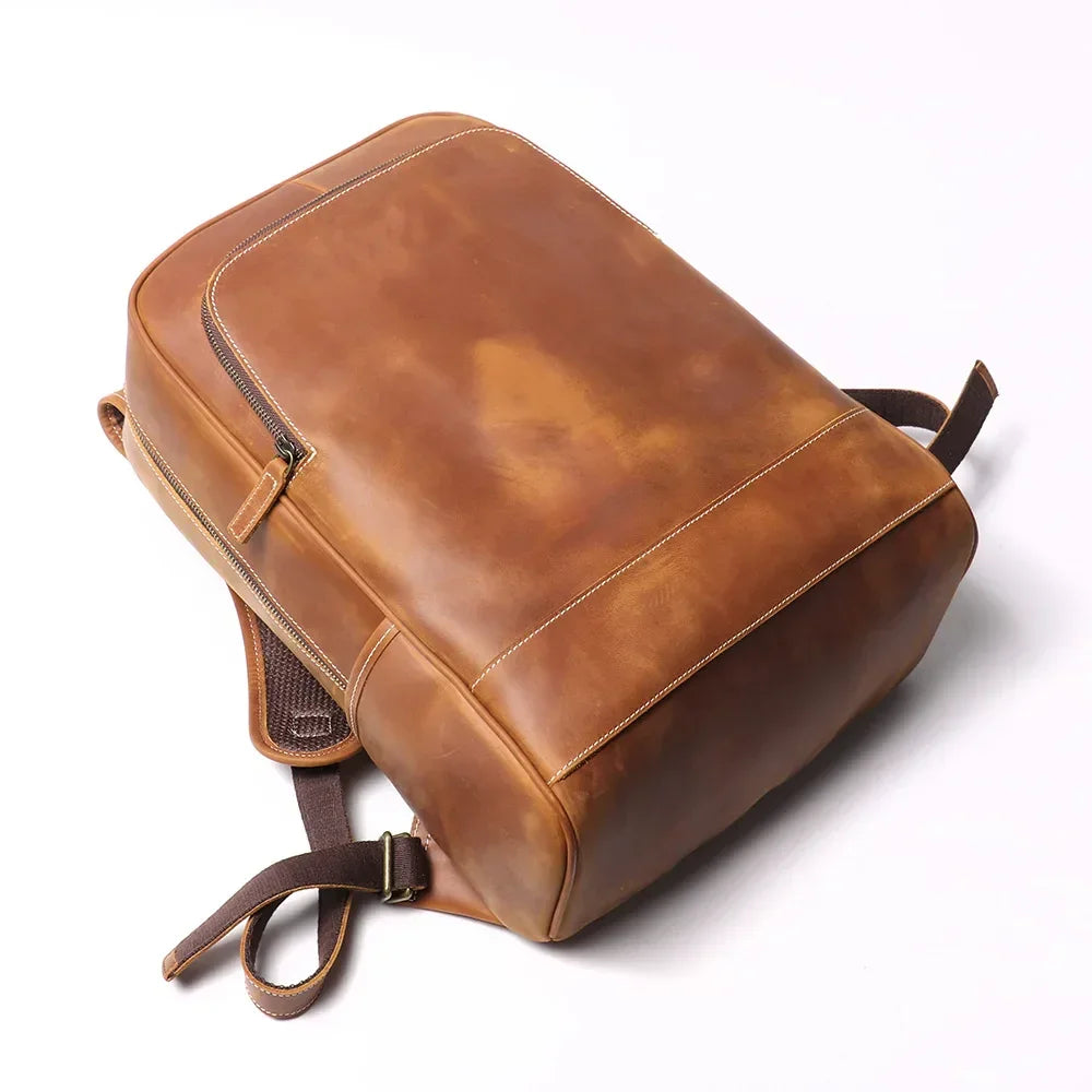 Sac à dos en cuir henri