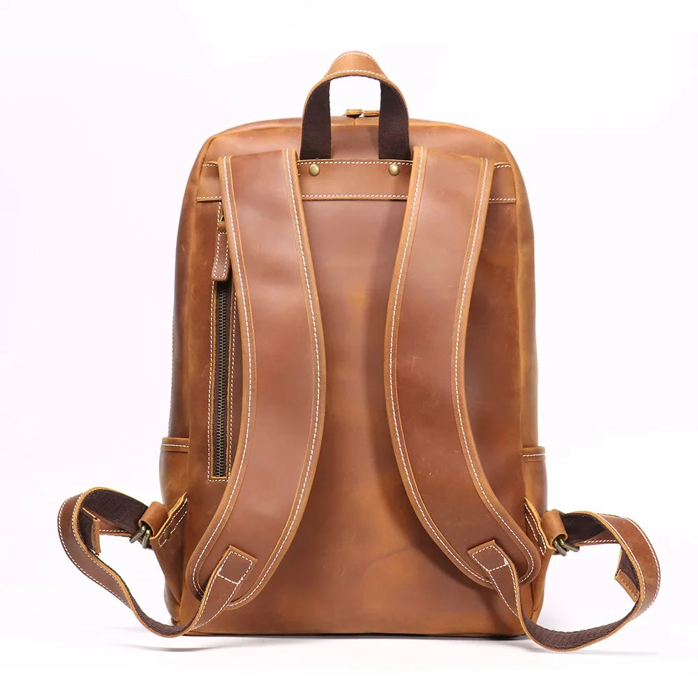 Sac à dos en cuir henri