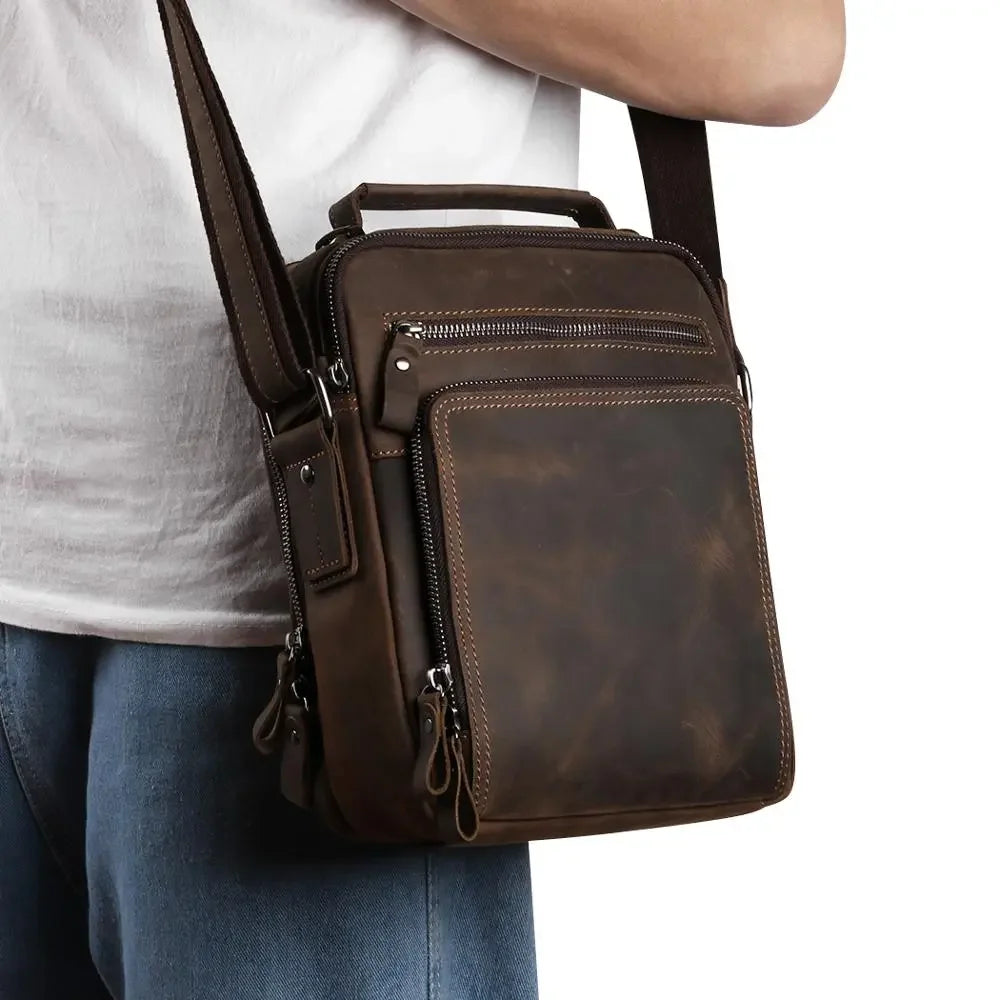 Sacoche cuir homme vintage