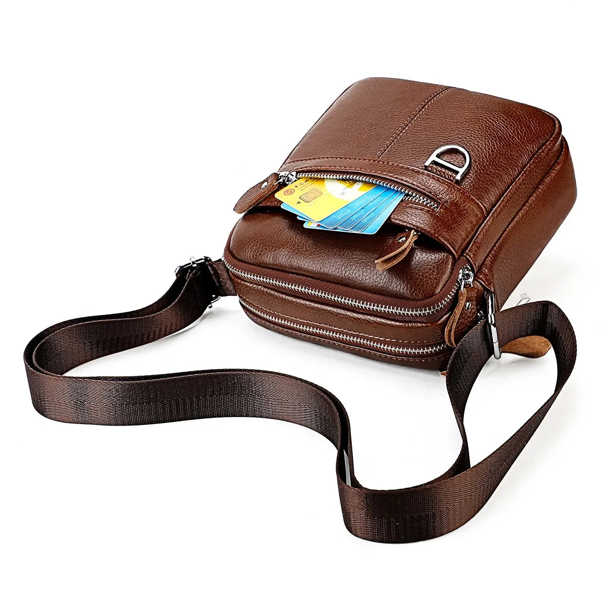Sacoche en cuir bandoulière pour homme