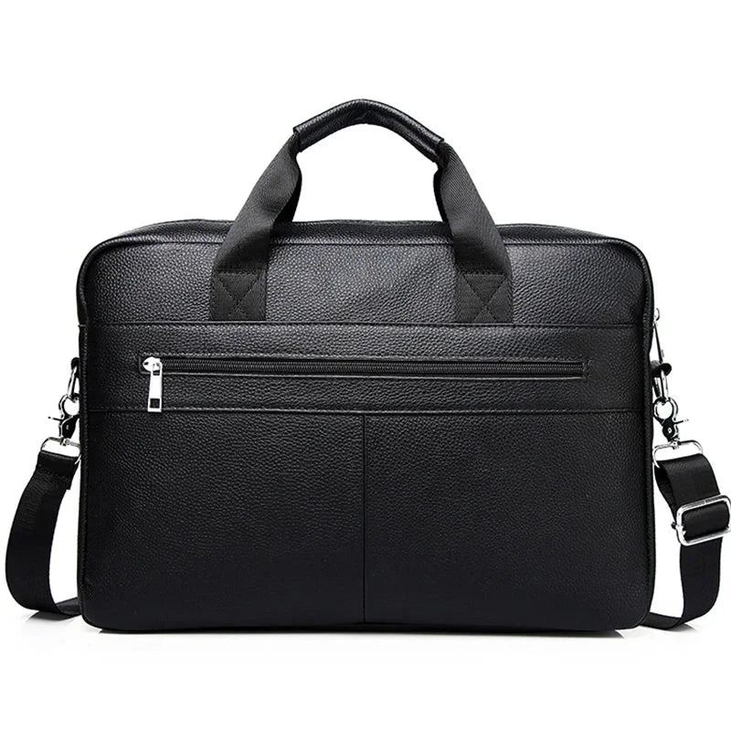 Sacoche homme cuir noir