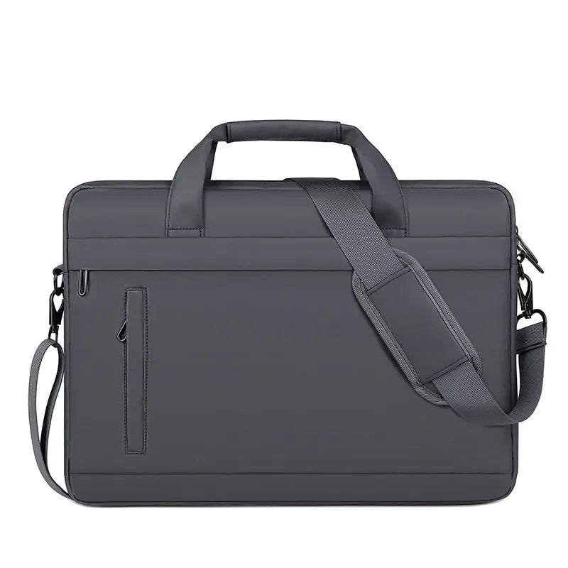 Sacoche ordinateur homme tendance gris foncé
