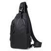 Sacoche poitrine homme luxe noir