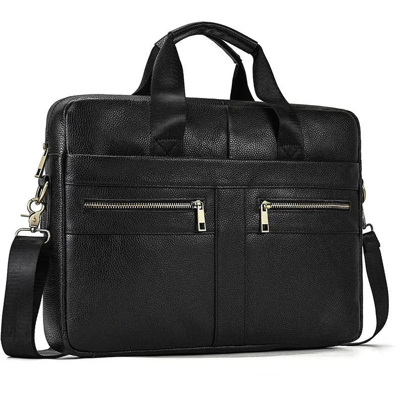 Sacoche porte document homme noir
