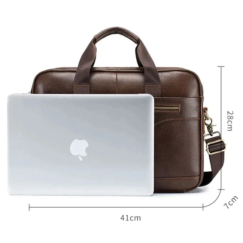 Sacoche pour homme en cuir