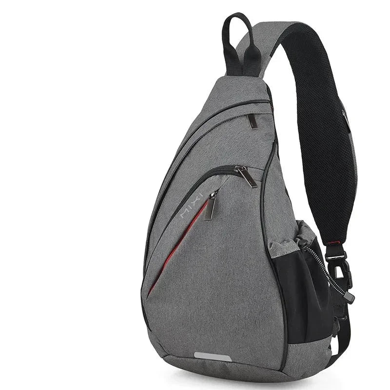Sacoche sport pour homme gris
