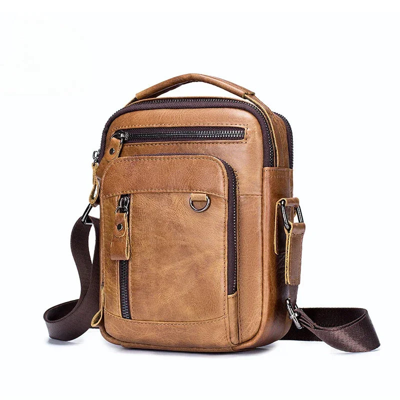Sacoches cuir homme marron